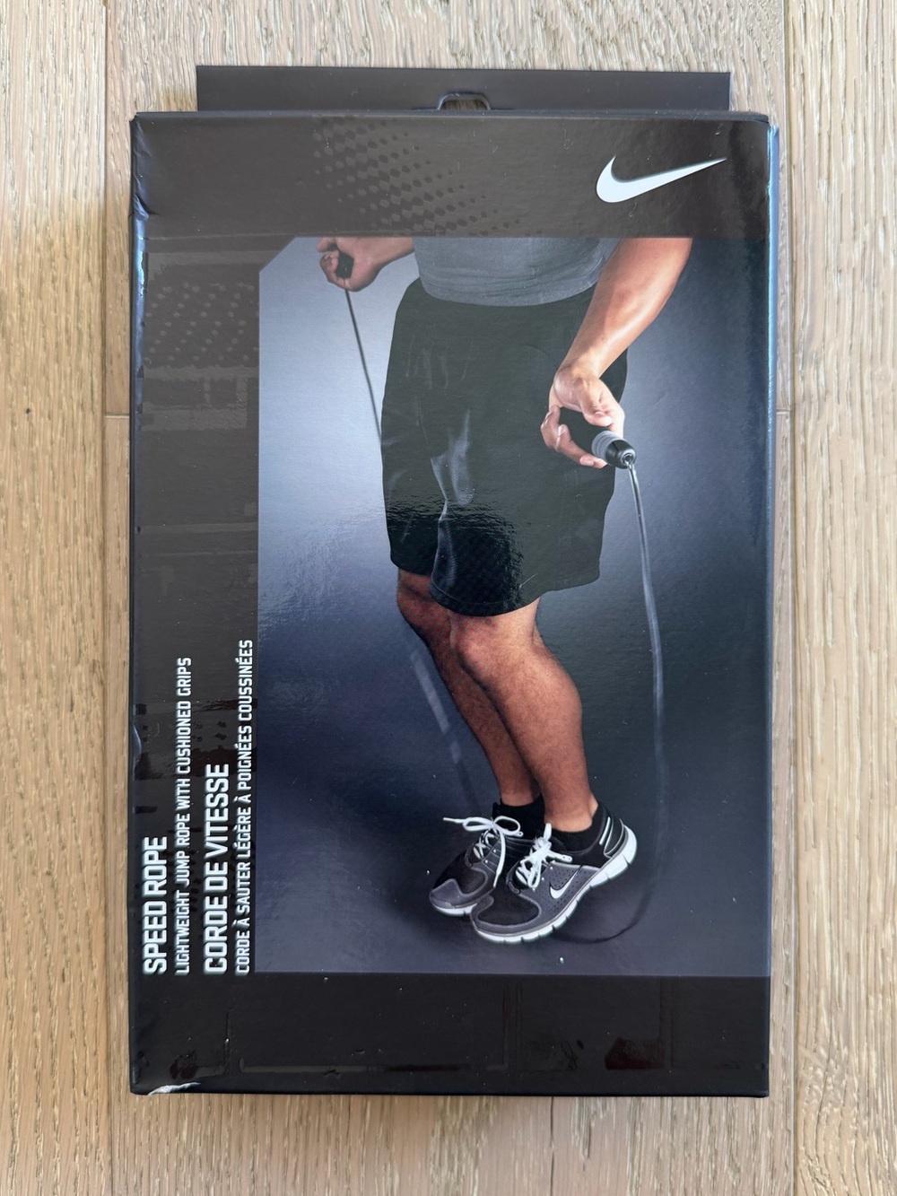 Nike Speed Rope Lightweight Jump Rope Cushioned Grips Cardio Training NIB